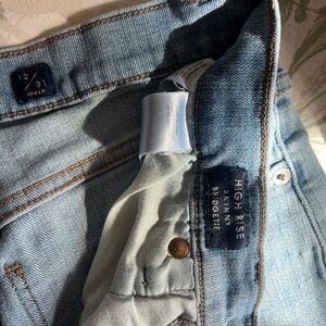 Lucky Brand High Rise Skinny Jeans - Light Blue